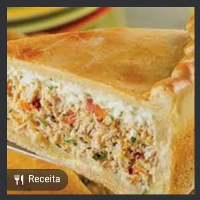 Receita de Torta de frango no site de receitas DeliRec