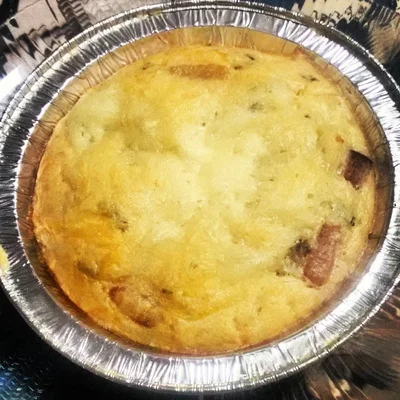 Recipe of Cheese and bacon pie on the DeliRec recipe website