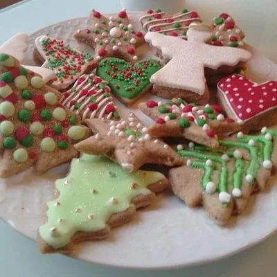 Recipe of Buttery Christmas Cookies on the DeliRec recipe website