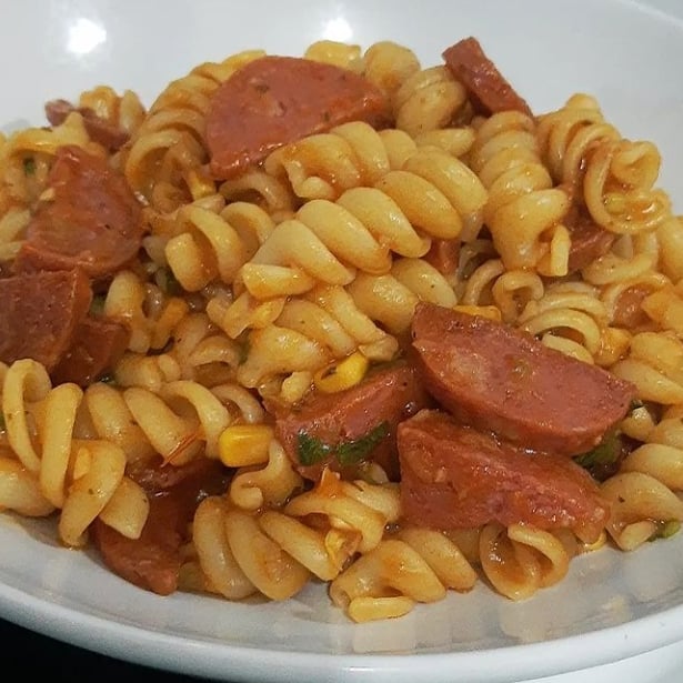 Foto de la fideos con pepperoni – receta de fideos con pepperoni en DeliRec
