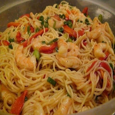 Recipe of Spaghetti with Shrimp Sauce on the DeliRec recipe website