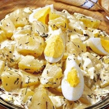 Foto da Salada de batata com ovo  - receita de Salada de batata com ovo  no DeliRec
