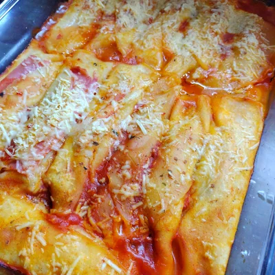 Recipe of Ham and Cheese Cannelloni on the DeliRec recipe website