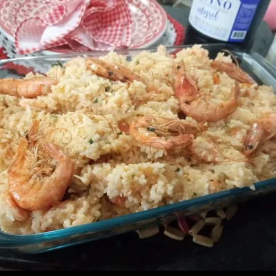 Recipe of Shrimp Creamy Rice on the DeliRec recipe website