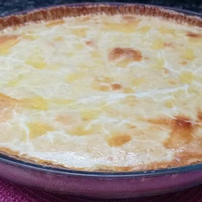 Recipe of Creamy Onion Pie on the DeliRec recipe website