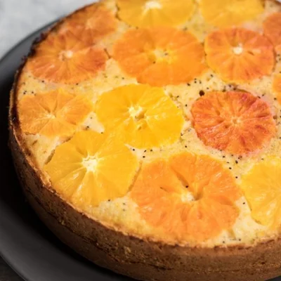Recipe of inverted orange cake on the DeliRec recipe website