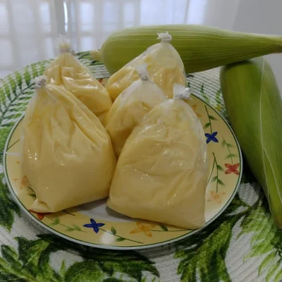 Recipe of Creamy pamonha in the bag on the DeliRec recipe website