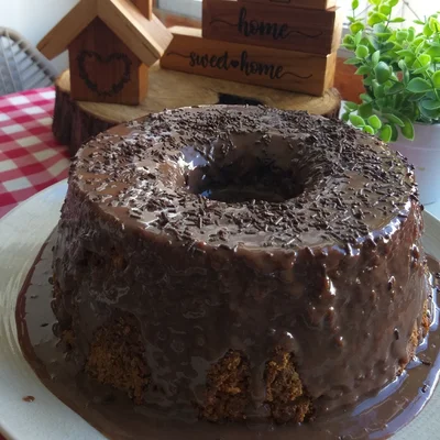Recipe of Chocolate cake covering with brigadeiro on the DeliRec recipe website