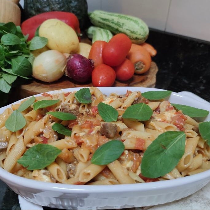 Photo of the Pasta - Penne with Filet Mignon – recipe of Pasta - Penne with Filet Mignon on DeliRec