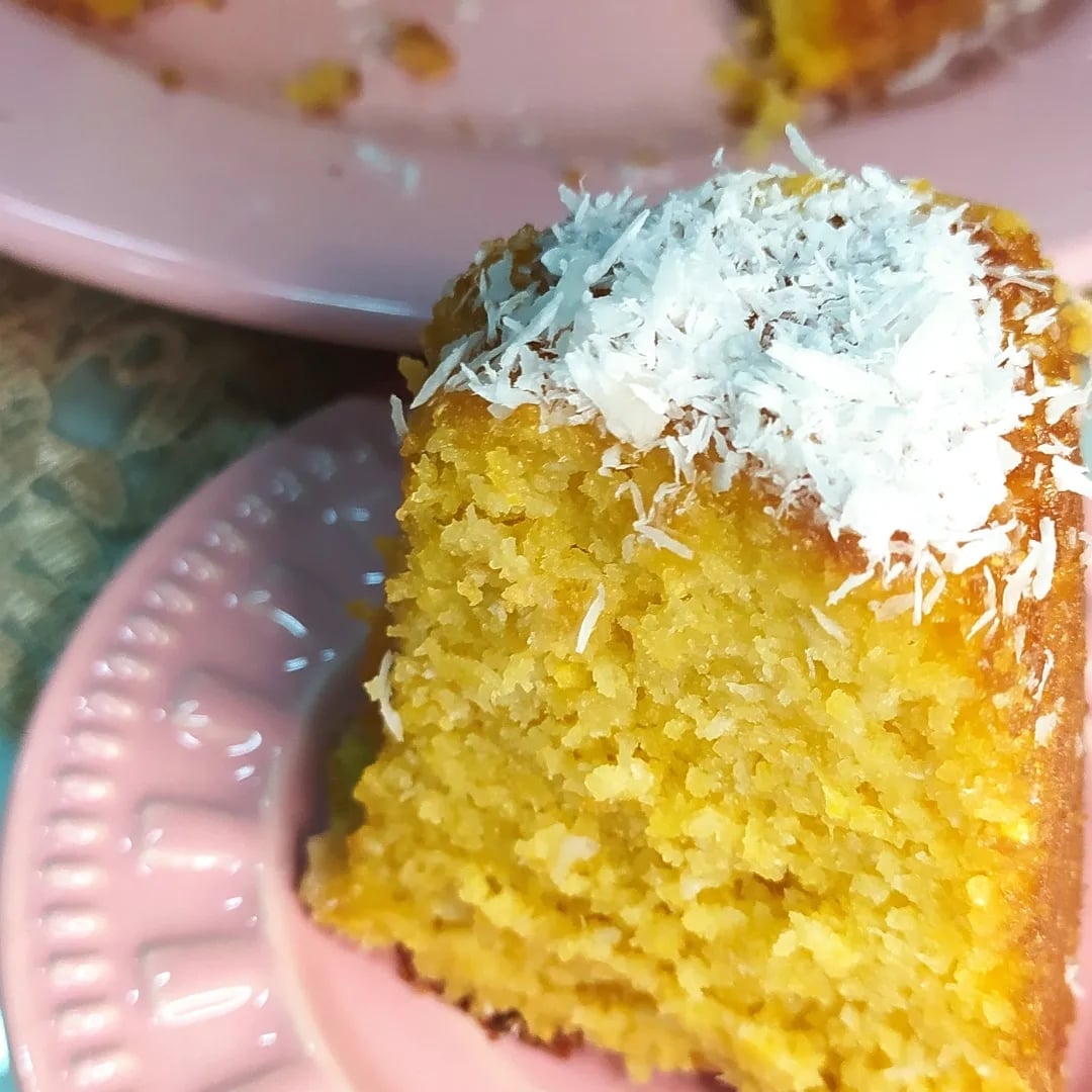 Photo of the Corn cake with 🌽coconut🥥 – recipe of Corn cake with 🌽coconut🥥 on DeliRec