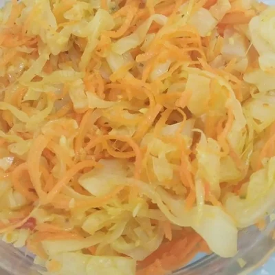 Recipe of cabbage with carrot on the DeliRec recipe website