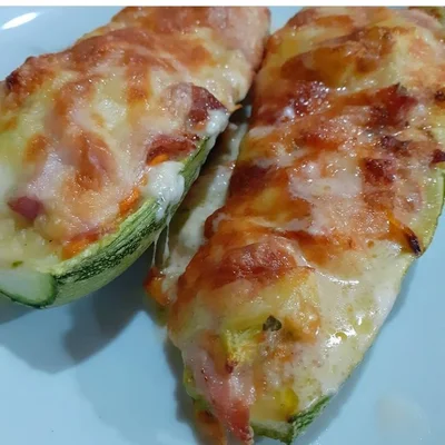 Recipe of stuffed zucchini on the DeliRec recipe website