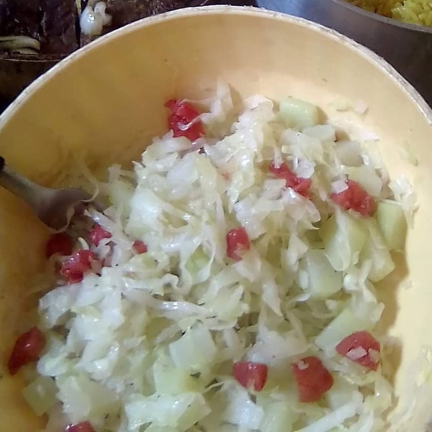 Photo of the cooked salad – recipe of cooked salad on DeliRec