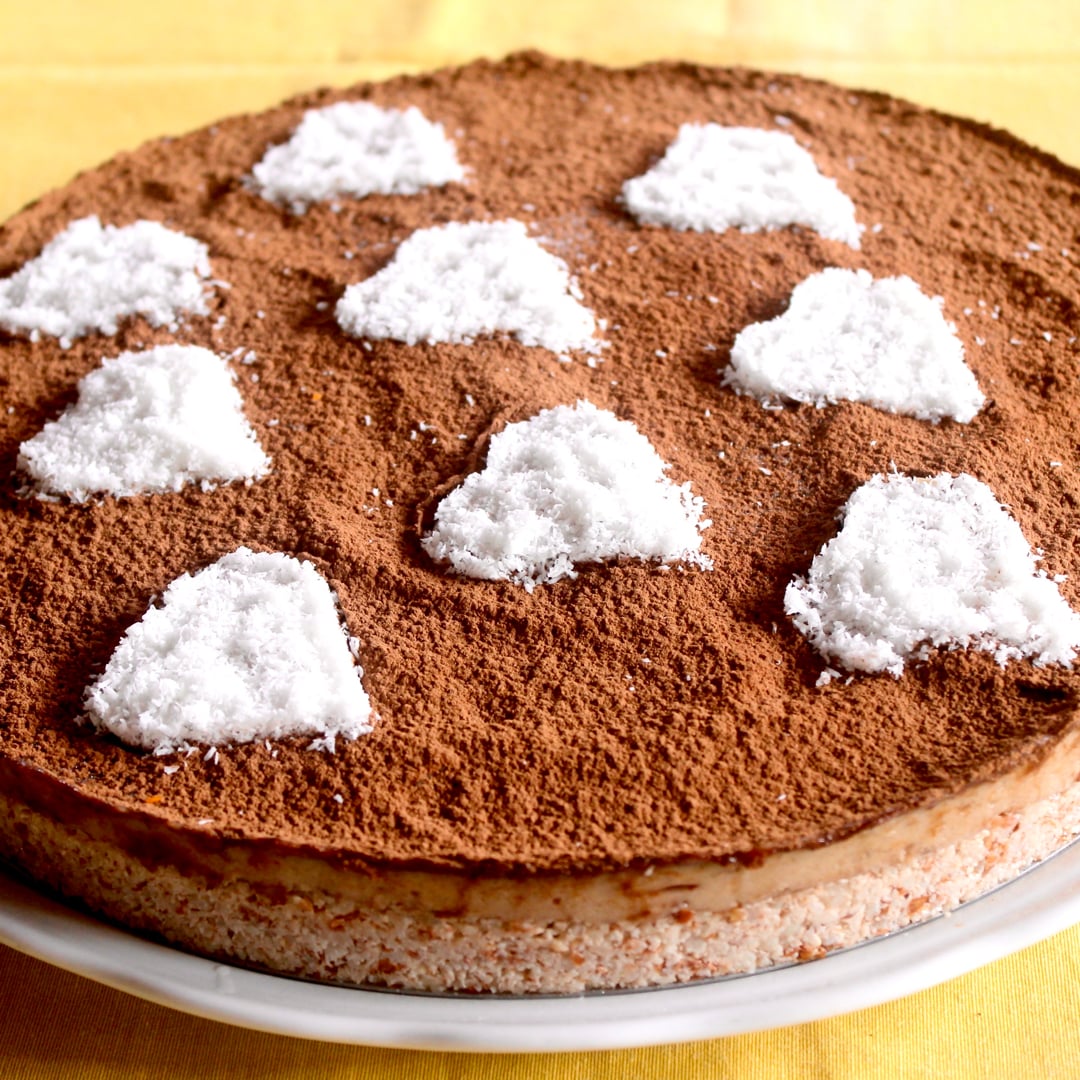 Foto da Torta Gelada de Cacau e Coco - receita de Torta Gelada de Cacau e Coco no DeliRec