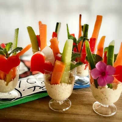 Recipe of Sticks with Vegetable Cream Cheese on the DeliRec recipe website