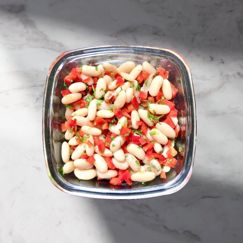 Photo of the White Bean and Pepper Salad – recipe of White Bean and Pepper Salad on DeliRec