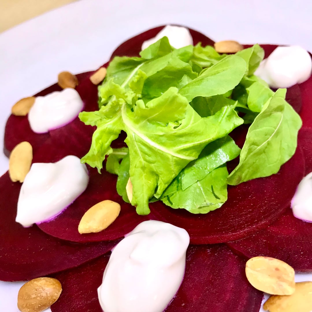 Photo of the Beetroot Carpaccio with Vegetable Cream Cheese – recipe of Beetroot Carpaccio with Vegetable Cream Cheese on DeliRec