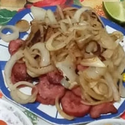 Recipe of onion pepperoni on the DeliRec recipe website