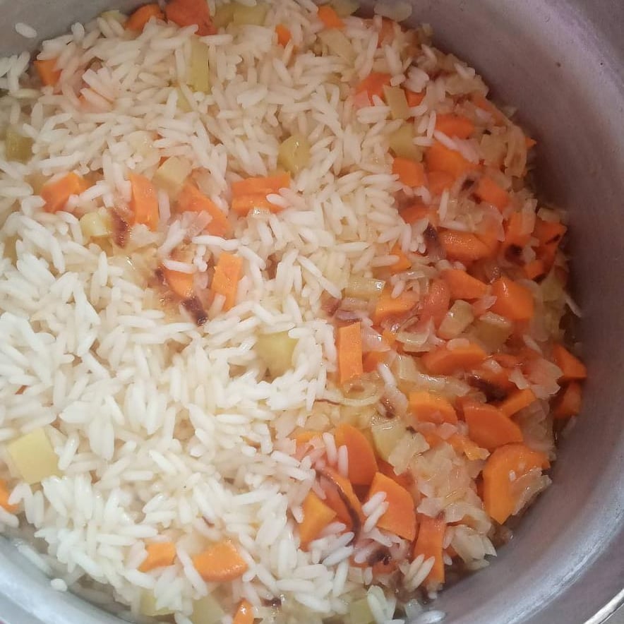 Photo of the Rice with carrots and potatoes – recipe of Rice with carrots and potatoes on DeliRec
