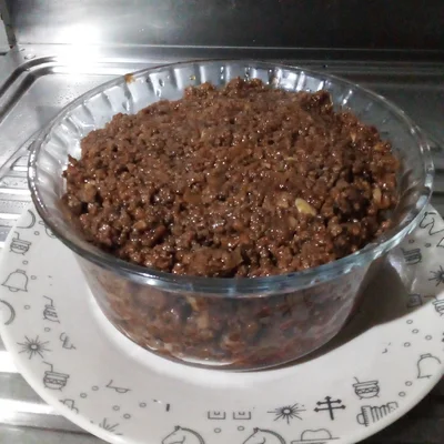 Recipe of Simple ground beef with sauce on the DeliRec recipe website