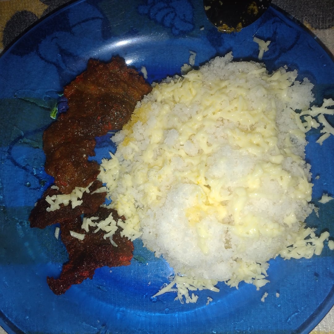 Foto da Cuscuz de arroz com queijo - receita de Cuscuz de arroz com queijo no DeliRec