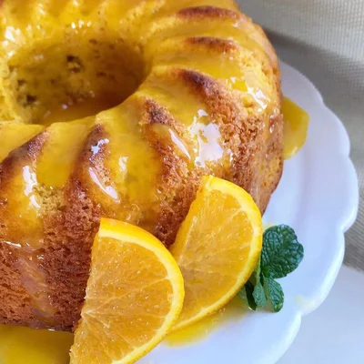 Recipe of gluten free orange cake on the DeliRec recipe website