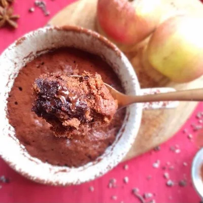 Recipe of Mug cake with apple and cocoa on the DeliRec recipe website