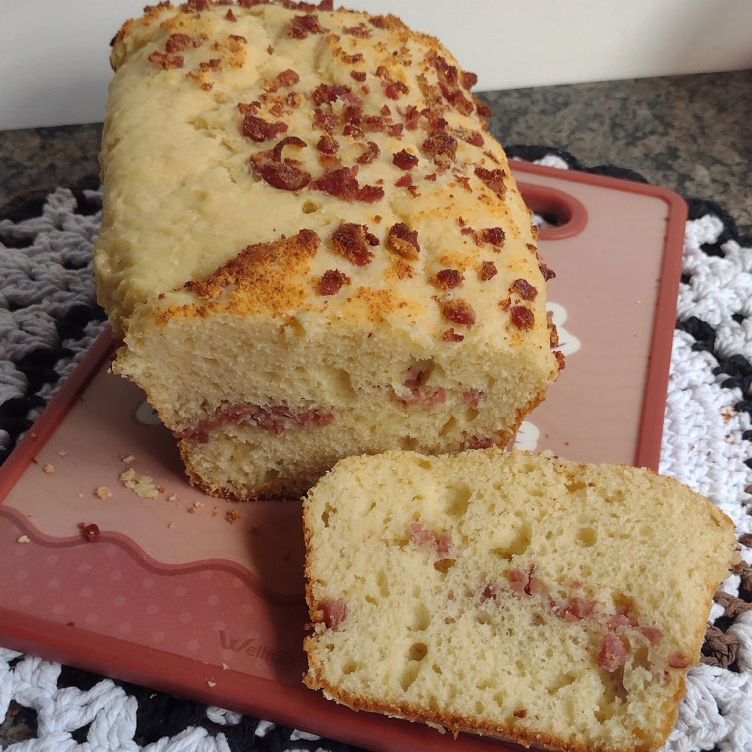 Photo of the Pepperoni bread without kneading – recipe of Pepperoni bread without kneading on DeliRec