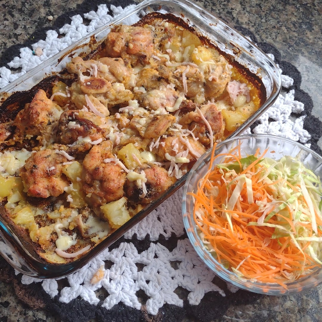Photo of the Chicken thigh with onion cream – recipe of Chicken thigh with onion cream on DeliRec