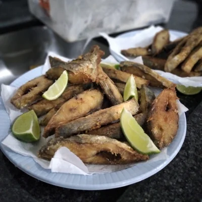 Recipe of Fried fish appetizer (pampo) on the DeliRec recipe website