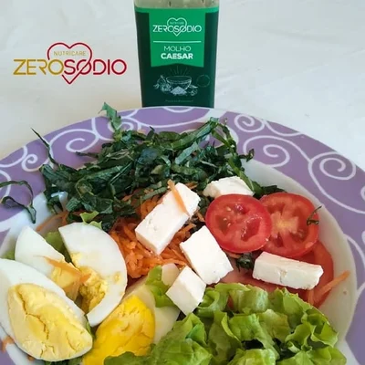 Recipe of Caesar Salad with ZEROSODIO on the DeliRec recipe website