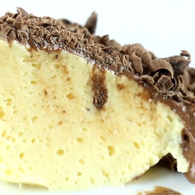 Photo of the Passion Fruit Mousse with Chocolate Icing. – recipe of Passion Fruit Mousse with Chocolate Icing. on DeliRec