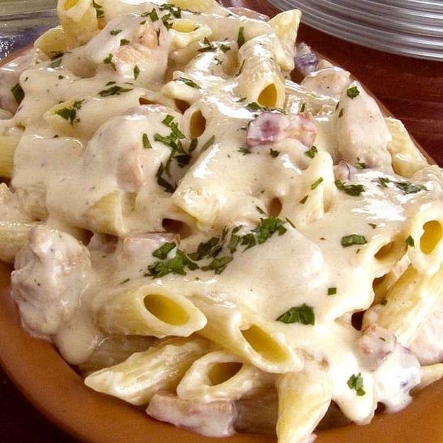 Photo of the Macaroni in White Sauce with Bacon – recipe of Macaroni in White Sauce with Bacon on DeliRec