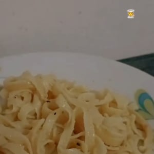 Pasta with garlic and oil classic