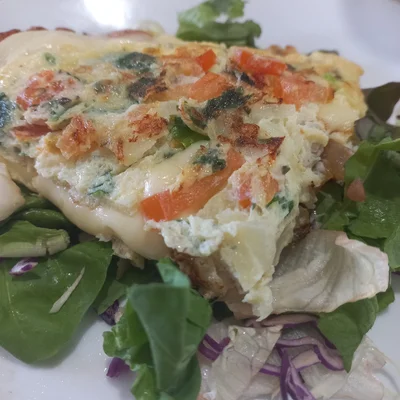 Recipe of omelet with cheese on the DeliRec recipe website