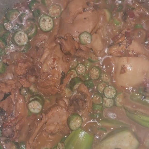Photo of the Chicken stew with okra – recipe of Chicken stew with okra on DeliRec