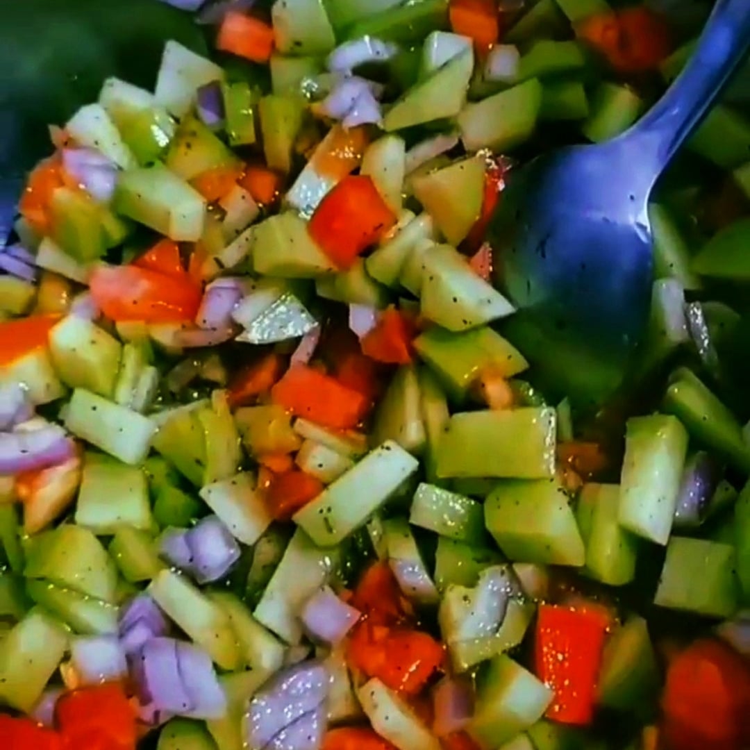 Photo of the raw chayote salad – recipe of raw chayote salad on DeliRec