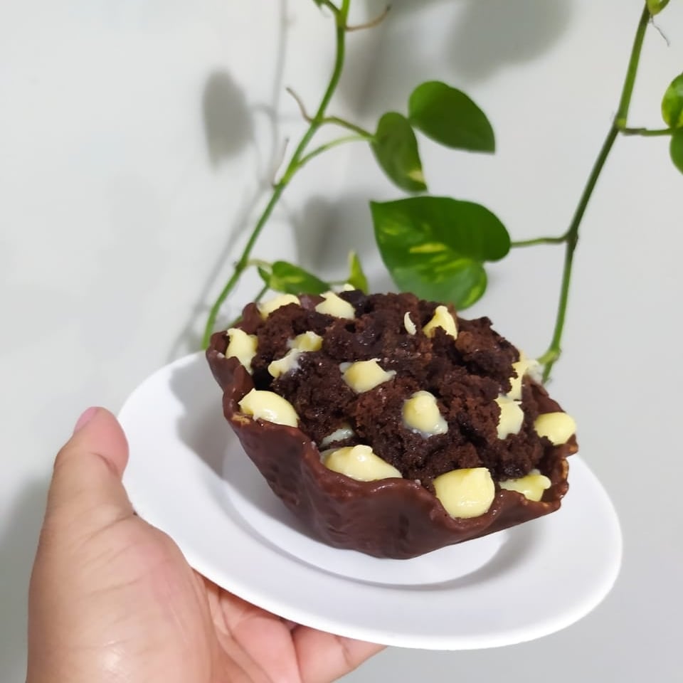 Photo of the brownie in the cone – recipe of brownie in the cone on DeliRec