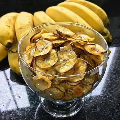 Recipe of banana chips on the DeliRec recipe website
