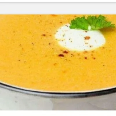 Recipe of Sweet potato soup with coconut cream on the DeliRec recipe website