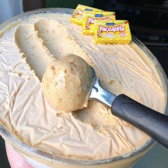 Photo of the paçoca ice cream – recipe of paçoca ice cream on DeliRec