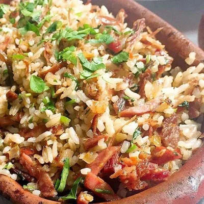 Recipe of Carreteiro rice on the DeliRec recipe website