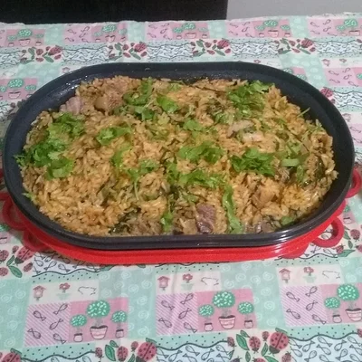 Recipe of rice with ribs on the DeliRec recipe website