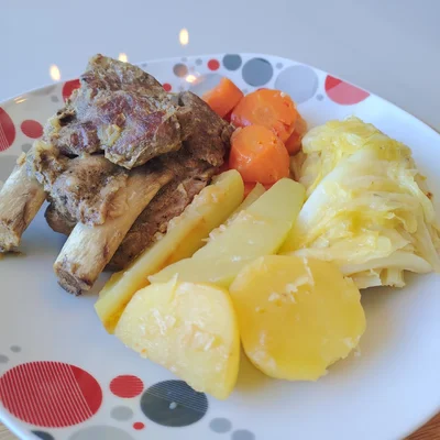 Recipe of Beef rib with vegetables on the DeliRec recipe website
