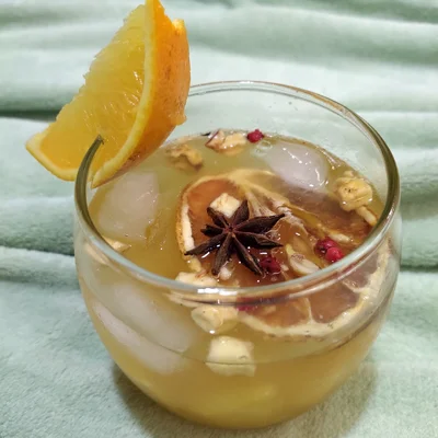 Recipe of Orange flavored gin on the DeliRec recipe website