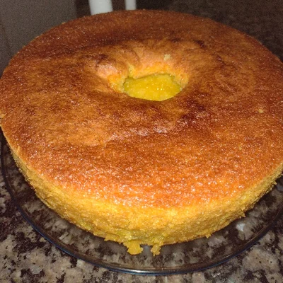 Receta de pastel de harina de maíz esponjoso en el sitio web de recetas de DeliRec