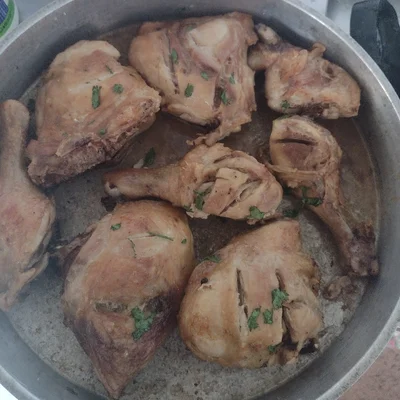 Recipe of drumstick roasted in the oven. on the DeliRec recipe website