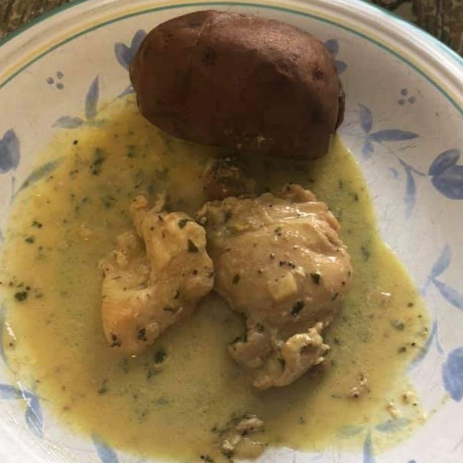 Photo of the Boiled Chicken with Baraka Potato – recipe of Boiled Chicken with Baraka Potato on DeliRec