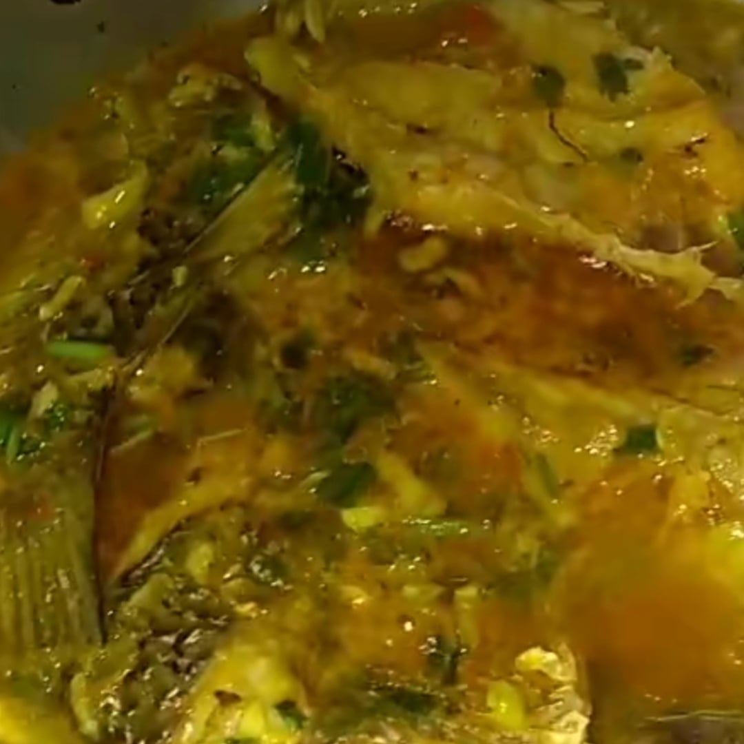 Foto da Peixe cozido temperado ao molho caseiro - receita de Peixe cozido temperado ao molho caseiro no DeliRec
