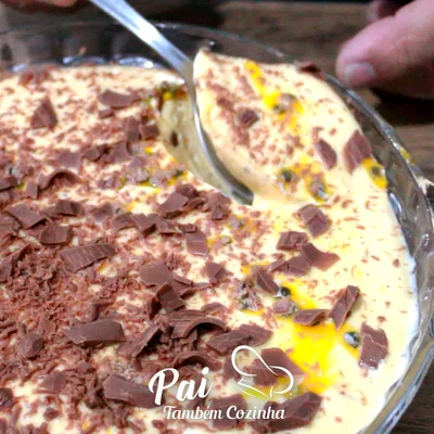 Recipe of PASSION FRUIT MOUSSE WITH CHOCOLATE - [FATHER ALSO COOKS] MERRY CHRISTMAS!!! HAPPY NEW YEAR!!! on the DeliRec recipe website